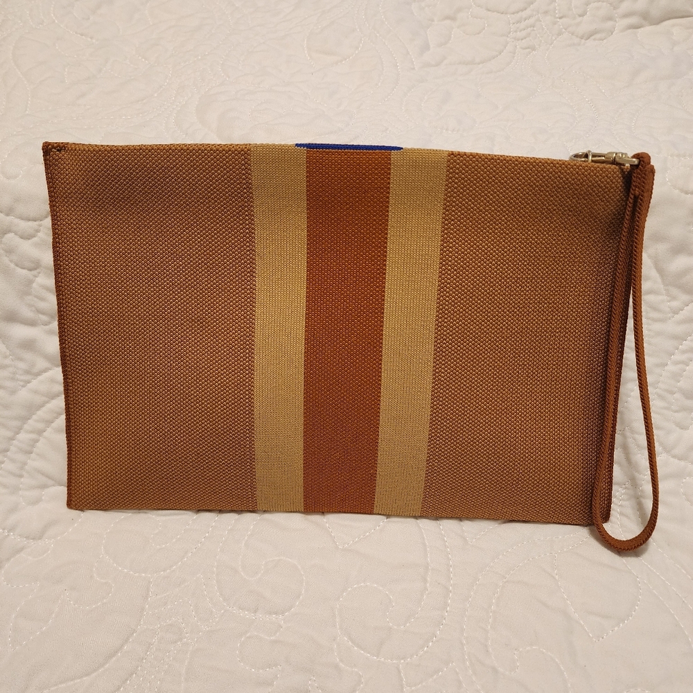 Rothy's Amber Stripe Wristlet Euc - image 1